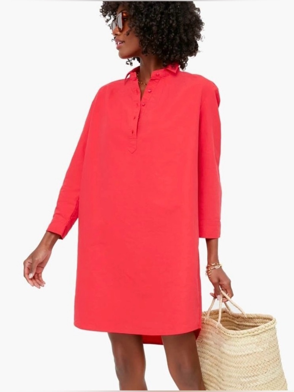 Tuckernuck Pomander Place Polly Dress in Poppy Red, Size XS, EUC